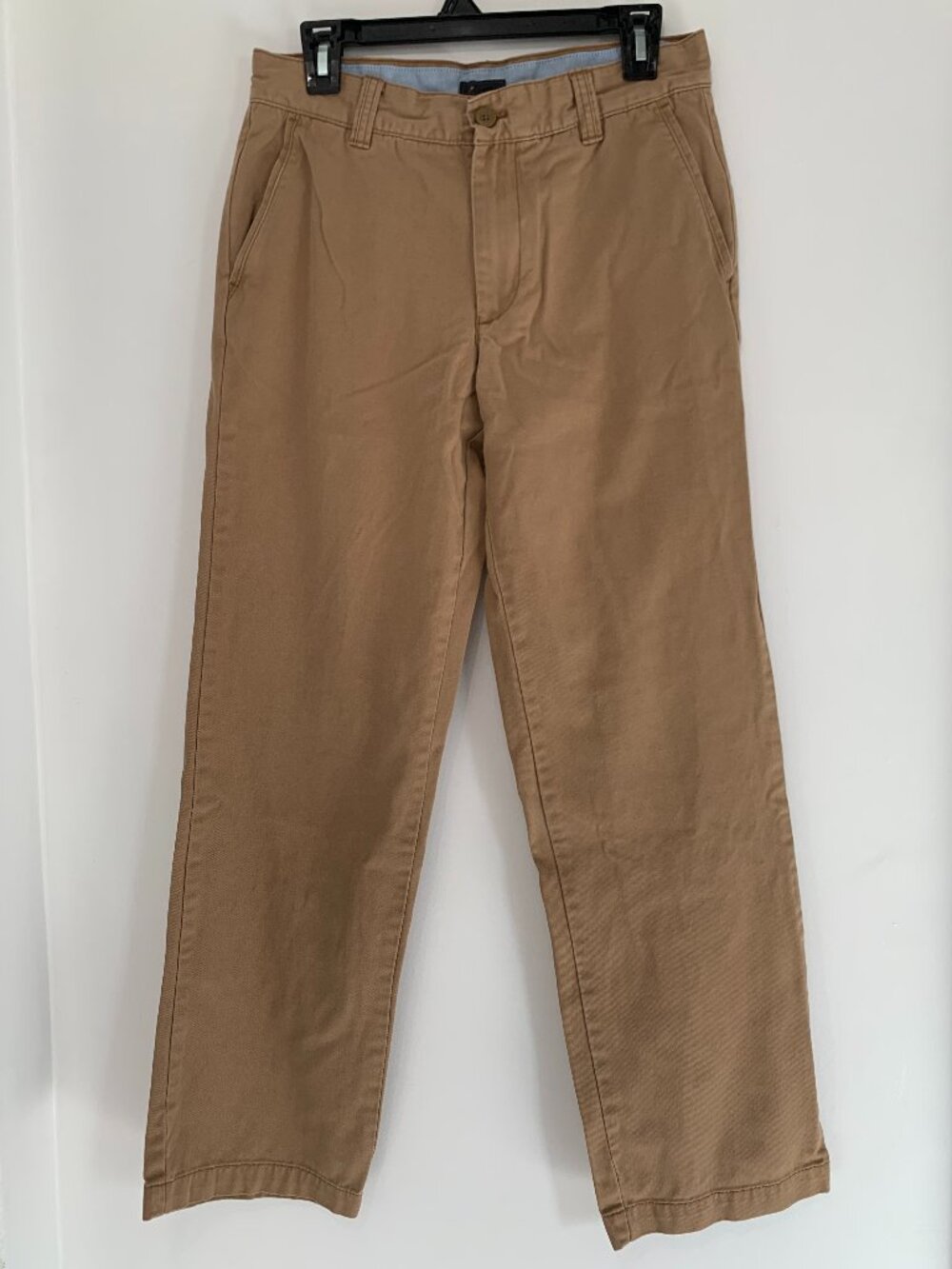 Arrow Chino Pants Mens 30x32 Brown Khaki Casual Flat Front Cotton Trousers